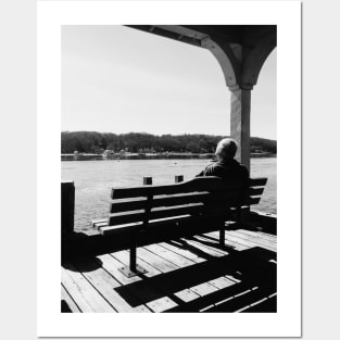 Black and White Photography, Loner, Ocean, Peace Posters and Art